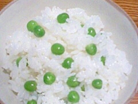 えんどう豆ごはん